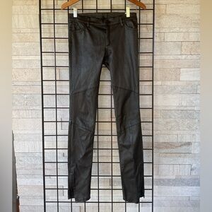 SuperFine Leather Skinny Pants